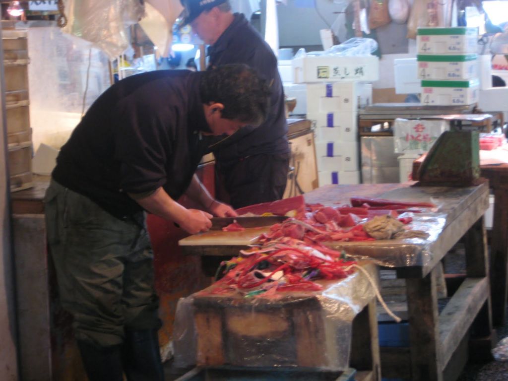 Tsukiji - el mercado del pescado de Tokyo