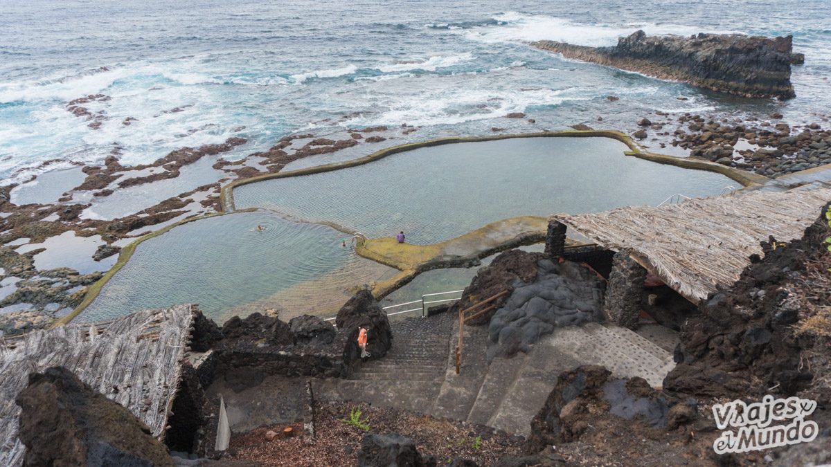 Piscinas naturales en el hierro